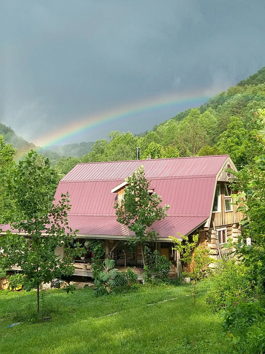 Our hand built Log Home
