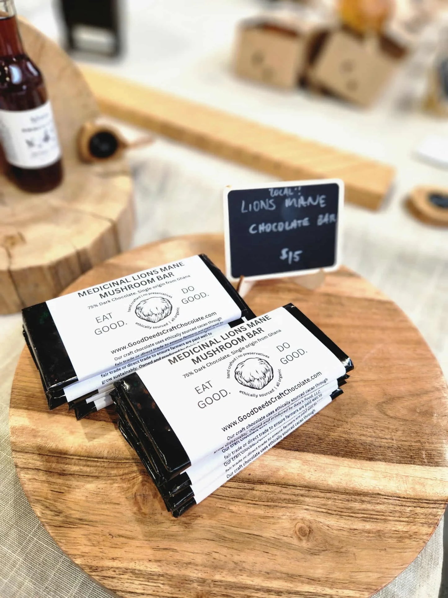 Lions Mane Dark Chocolate